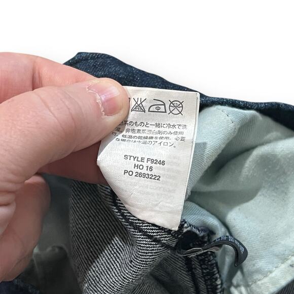 J. Crew Womens 28 31"x24" Rayner Wide Leg Crop Dark Wash Blue Trouser Jean F9246 - Picture 6 of 11